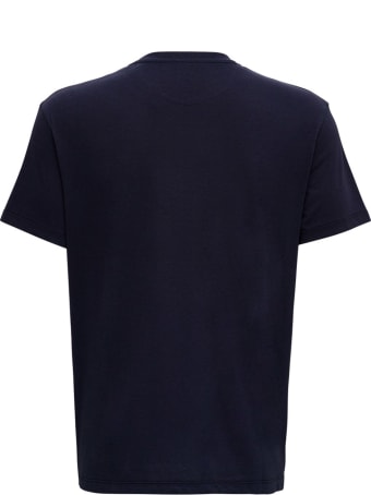 Valentino Blue Cotton T-shirt With Logo