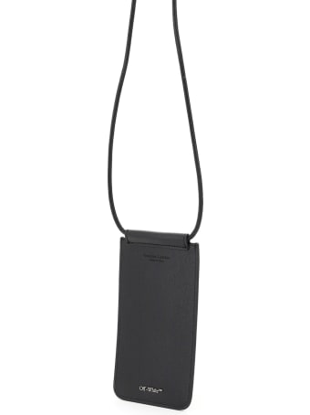 Off-White Necklace Pouch Diag Print