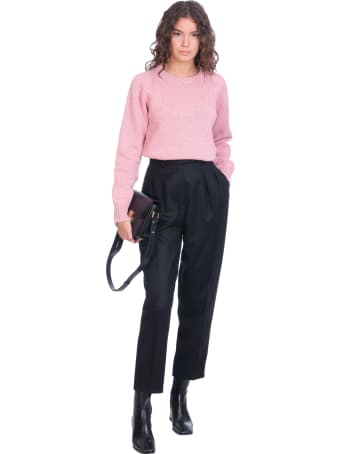 A.P.C. Cheryl Pants In Black Wool
