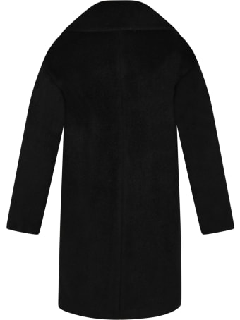 Armani Collezioni Black Coat For Kids