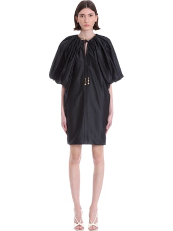 Lanvin Dress In Black Polyester