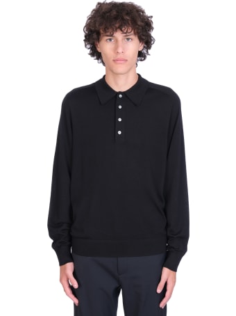 Theory Knitwear In Black Wool