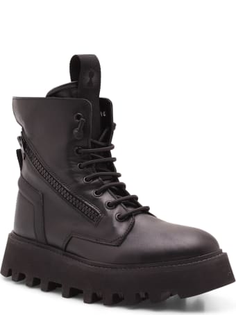 Bruno Bordese 'pray' Leather Ankle Boots