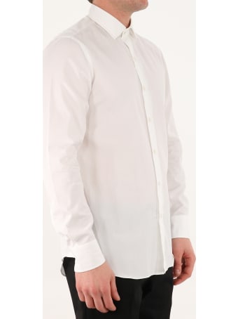Salvatore Piccolo Pin Point White Shirt