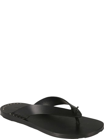 Jil Sander Studded Flip Flops