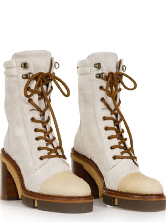 Fabi Suede Boots With Heel