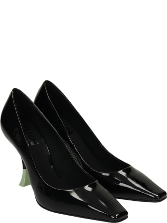 3JUIN Bahia Pumps In Black Patent Leather