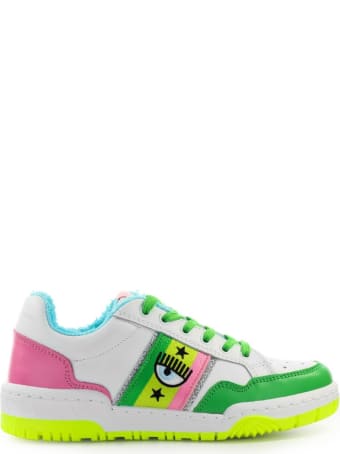 Chiara Ferragni Cf1 White Green Pink Sneaker