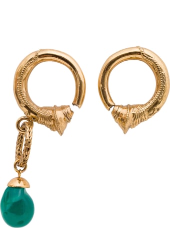 Patou Asymmetric Hoop Earrings