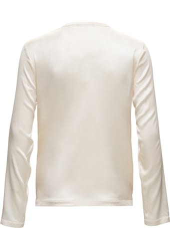 Tessa White Satin Blouse