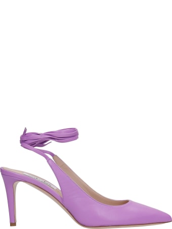 Sebastian Milano Pumps In Viola Leather