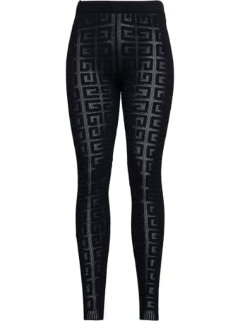 Givenchy 4g Monogram Stretch Viscose Leggings