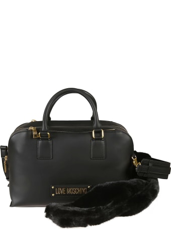 Love Moschino Multi-zip Pocket Top Handle Tote