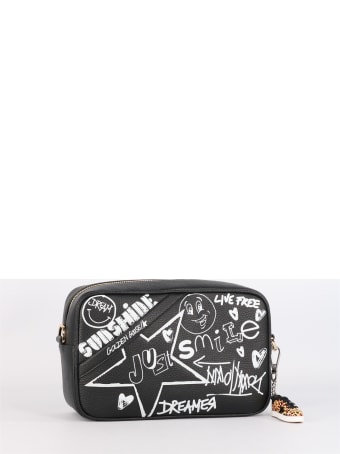 Golden Goose Star Bag With Graffiti Print