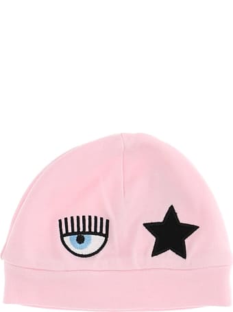 Chiara Ferragni Eyestar Hat In Pink Cotton