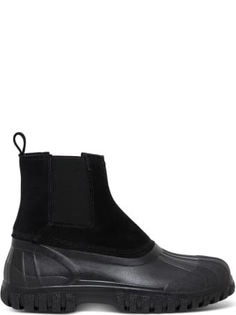 Diemme Balbi Black Suede And Rubber Boots