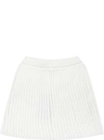 Little Bear Ivory Skirt For Baby Girl