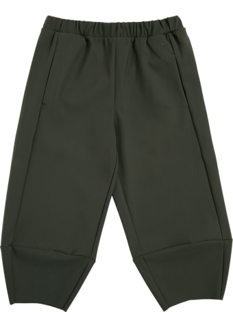 Il Gufo Green Sensitive Fabrics Jogger Pants