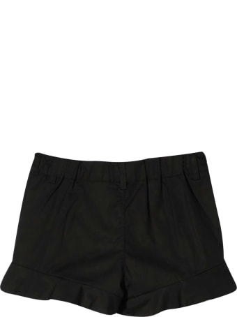 Moschino Black Shorts With Logo