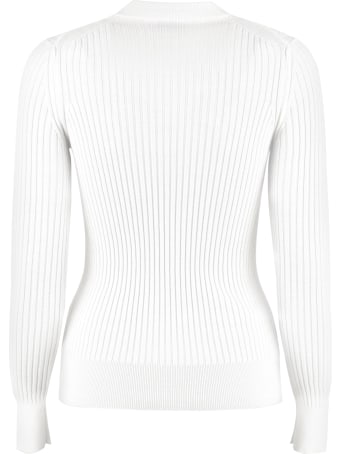 Moncler Ribbed Virgin-wool Sweater