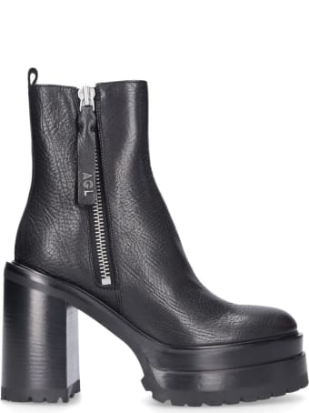 Attilio Giusti Leombruni Agl Leather Tora Ankle Boots