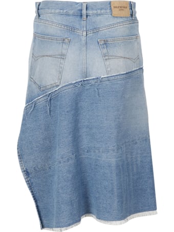 Balenciaga 5 Pockets Slit Skirt