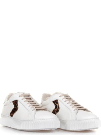 Voile Blanche Sneakers Lipari Fur Animalier