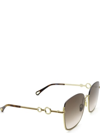 Chloé Eyewear Chloé Ch0070sk Gold Sunglasses