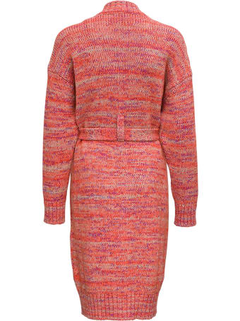M Missoni Cotton Blend Long Cardigan With Belt