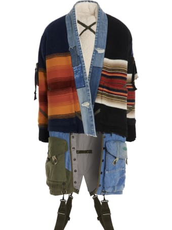 Greg Lauren 'blanket 3in1' Coat