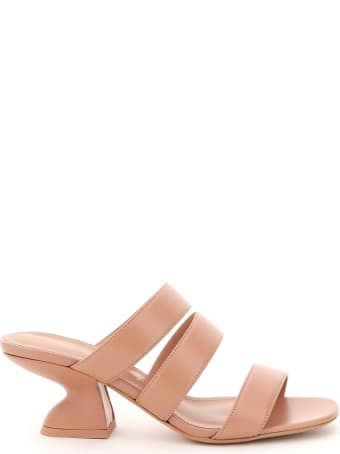 Salvatore Ferragamo Steffie 55 Leather Mules