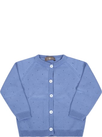 Little Bear Blue Cardigan For Baby Boy
