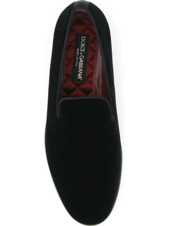 Dolce & Gabbana Leonardo Velvet Loafers