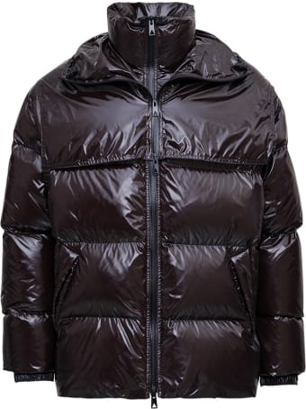 Bottega Veneta Oversize Quilted Brown Nylon Down Jacket