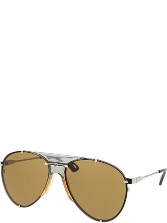 Gucci Gucci Gg0740s Silver Sunglasses