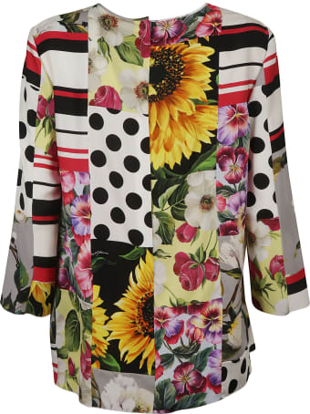 Dolce & Gabbana Flower Printed Top