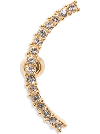 Panconesi Half Moon Vermeil Silver Earring