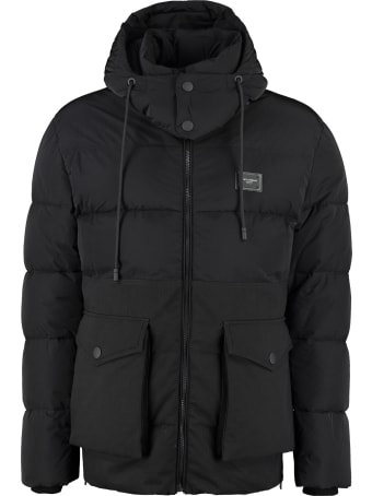 Dolce & Gabbana Hooded Full-zip Down Jacket