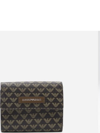 Emporio Armani Wallet With All-over Monogram Motif