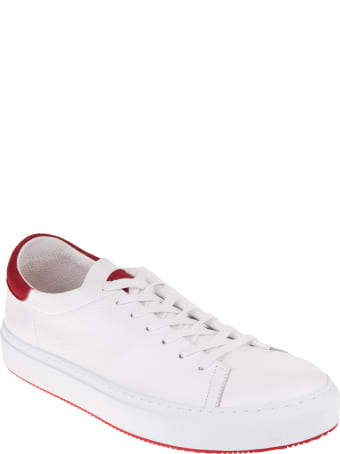 Andrea Ventura Man White And Red Giannutri Sneakers
