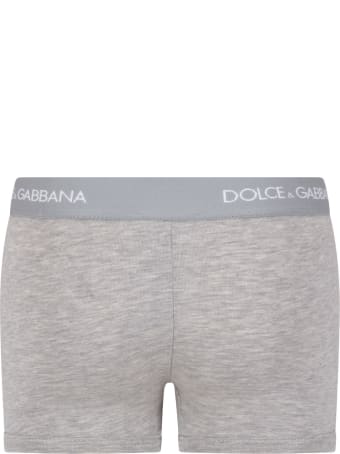 Dolce & Gabbana Set Grigio Per Bambino