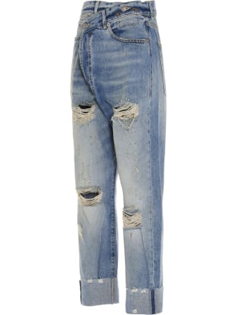 R13 'cross Over' Jeans
