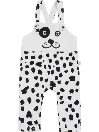 Stella McCartney Kids Dalmatian Printed Cotton Dungarees