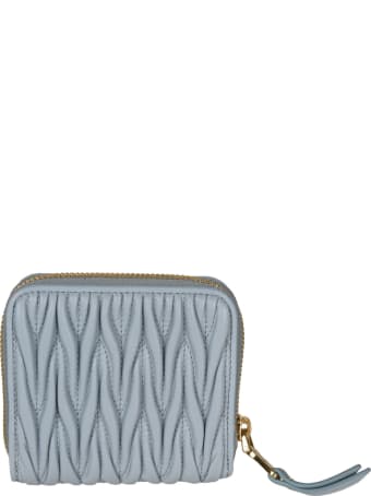Miu Miu Matelassé Zip-around Coin Purse