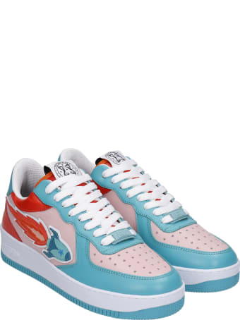 Enterprise Japan Sneakers In Rose-pink Leather
