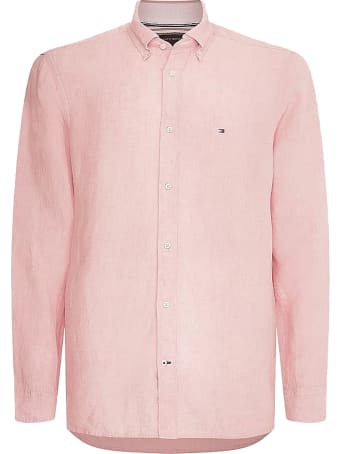 Tommy Hilfiger Shirt In Pinklinen