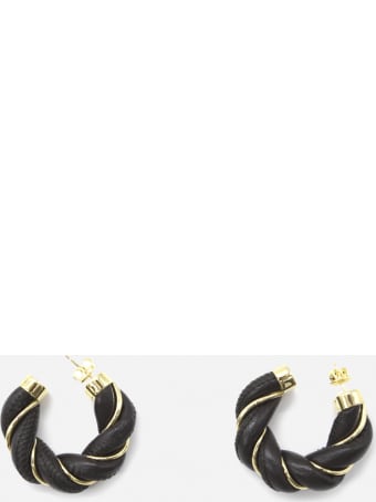 Bottega Veneta Silver And Tassel Earrings