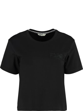 Fendi Cotton Crew-neck T-shirt