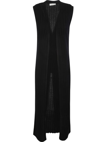 Fabiana Filippi Ribbed Knit Long Gilet