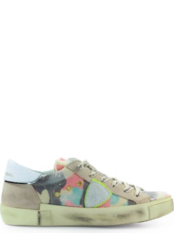 Philippe Model Prsx Camouflage Multicolor Sneaker